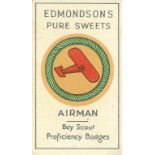 EDMONDSON, Boy Scout Proficiency Badges, Airman, VG