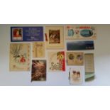 EPHEMERA, selection, inc. greetings cards (220), early 20th century, inc. deckle edged, embossed,