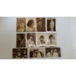 ENTERTAINMENT, postcards, Gladys Cooper selection, inc. full-length, half-length, headshots, mix