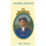 TADDY, Famous Jockeys, no frame, corner crease (2), FR to G, 12