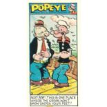 PRIMROSE, Popeye 4th, 1/- album offer, rare address style (43); complete p/b set, EX, 93