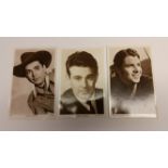 CINEMA, Picturegoers postcards, actors, inc. Johnny Mac Brown, Audie Murphy, Cary Grant, Olivier,