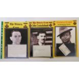 MILITARY, Victoria Cross, signed white cards, John Cruickshank, Rambahadur Limbu & Leonard Trent,