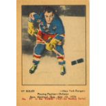 PARKHURST, Hockey Series 1951/2, nos. 89-100 (all New York Rangers), VG, 12