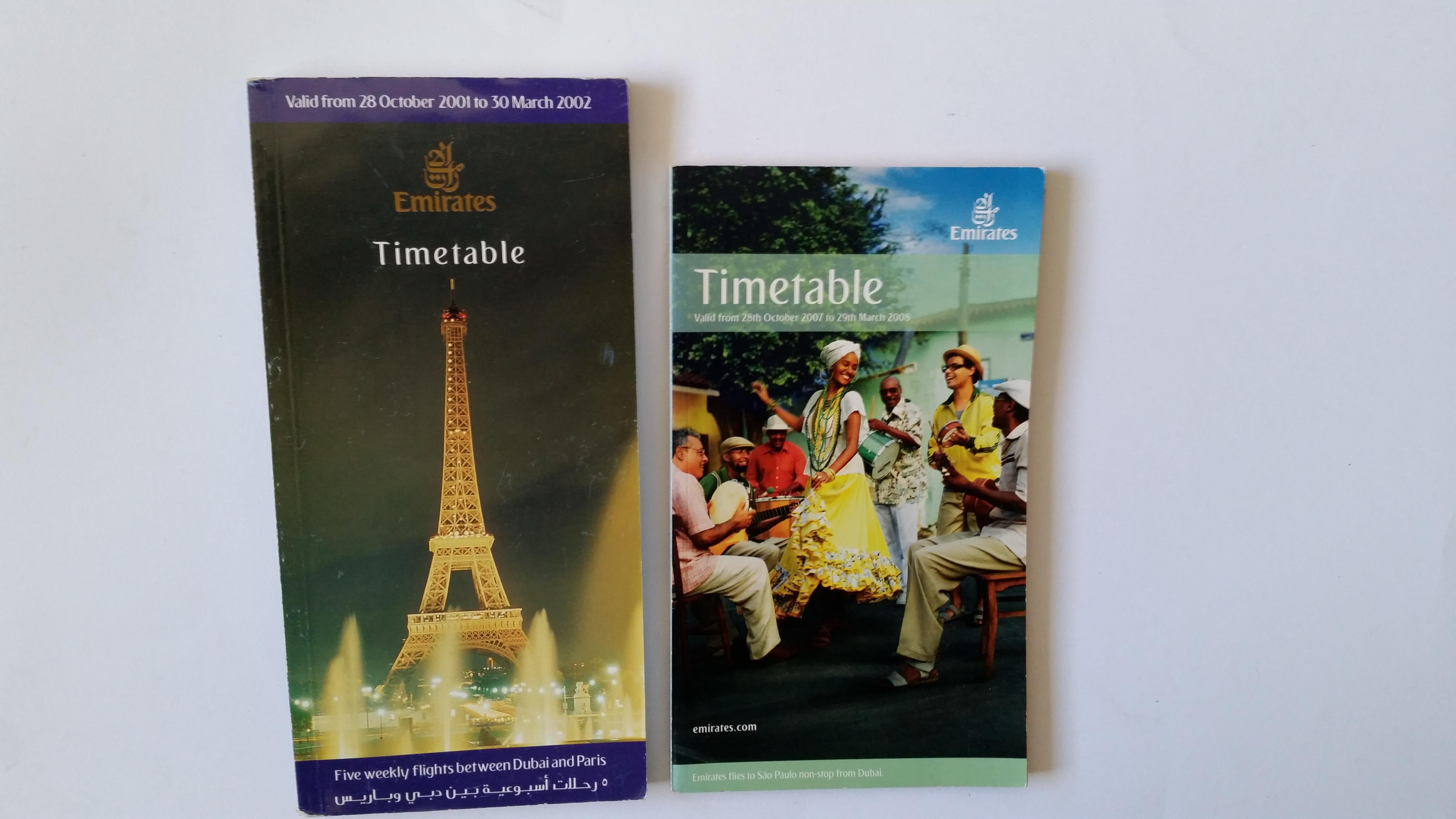 AVIATION, timetables, USA & world airlines, some defunct companies, VG to EX, 152* - Image 7 of 7