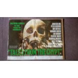 CINEMA, poster for Tales From The Crypt, showing Joan Collins, Peter Cushing etc., 40 x 27, original