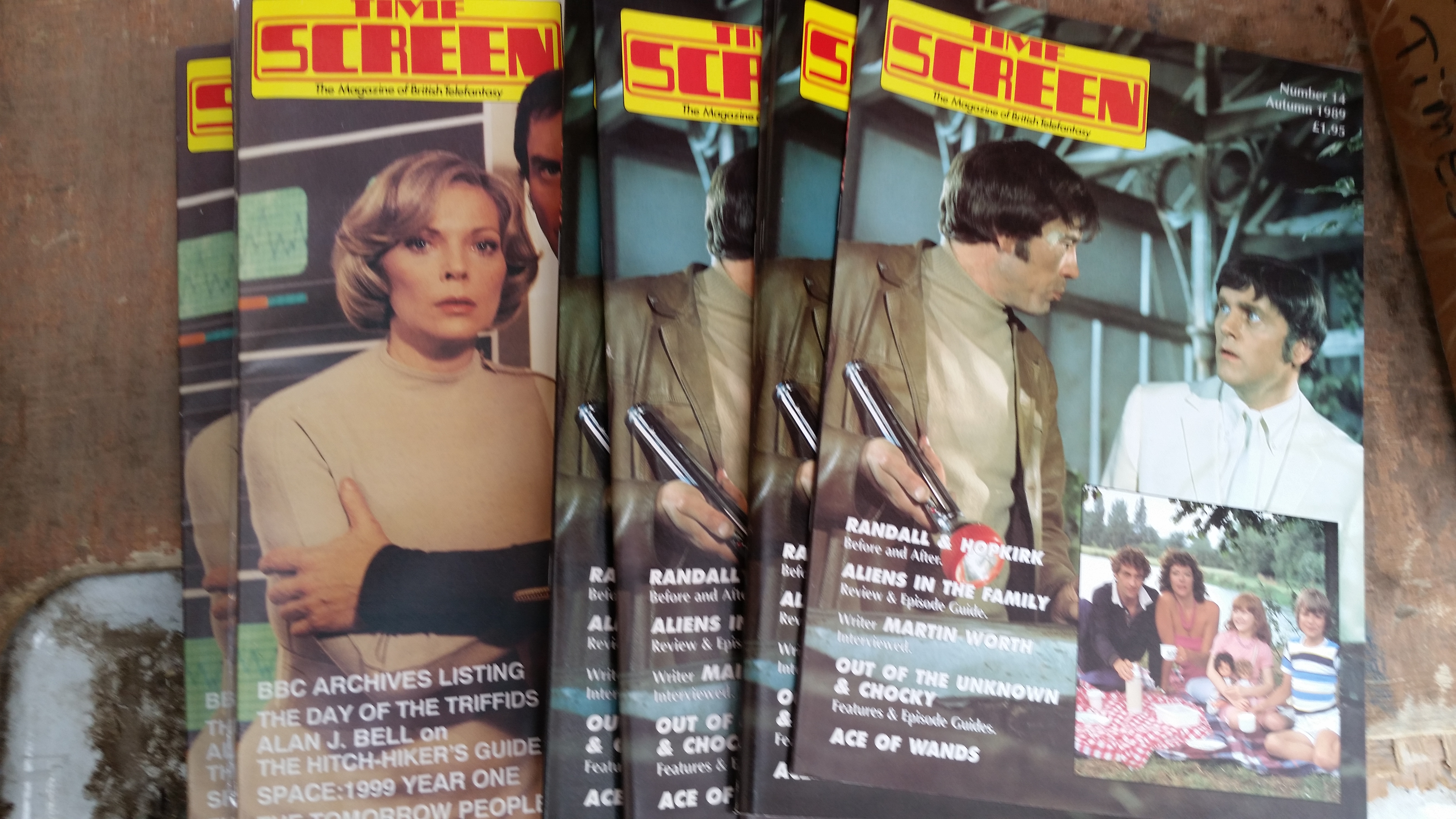 CINEMA, magazines, Time Screen - The Magazine of British Telefantasy, early 1990s, duplication (some