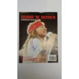 POP MUSIC, Guns n Roses, signed programme for 1992 European Tour, to cover by Axl Rose & Duff