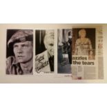 ENTERTAINMENT, signed selection, mainly photos, inc. Judi Dench, Sophia Loren, Elizabeth Hurley,