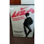 THEATRE, concert poster, Liza Minelli - Stepping Out at Radio City, 23rd Apr to 12th May n.y. (