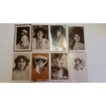 THEATRE, postcards, pre-WWI actresses, inc. Phyliss (50*) & Zena Dare (100*) , duplication, FR to