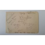 FOOTBALL, autographs, Swindon Town 1947-48 season autograph album page size 6 ¾ x 4 ½" signed in