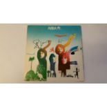 POP MUSIC, signed LP, ABBA (The Album), by Bjorn Ulvaeus & Benny Andersson, both signed to front