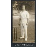 SMITH, Cricketers (1912), complete, nos. 1-50, slight scuffing to black edges, G to VG, 50