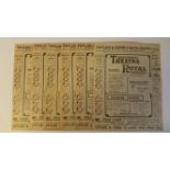 THEATRE, programmes, Theatre Royal (Nottingham), 1907, some small tears to edges, FR to VG, 22