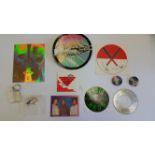 POP MUSIC, Pink Floyd, selection, inc. stickers, lapel badges for A Momentary Lapse of Reason (