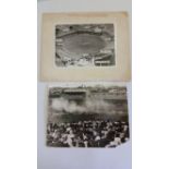 CRICKET, photographs, Sydney Cricket Ground. An early photograph, dated to verso 1902, depicting a