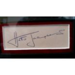 CINEMA, Carry On, signed album pages by Hattie Jacques & Eric Sykes, overmounted with two photos,