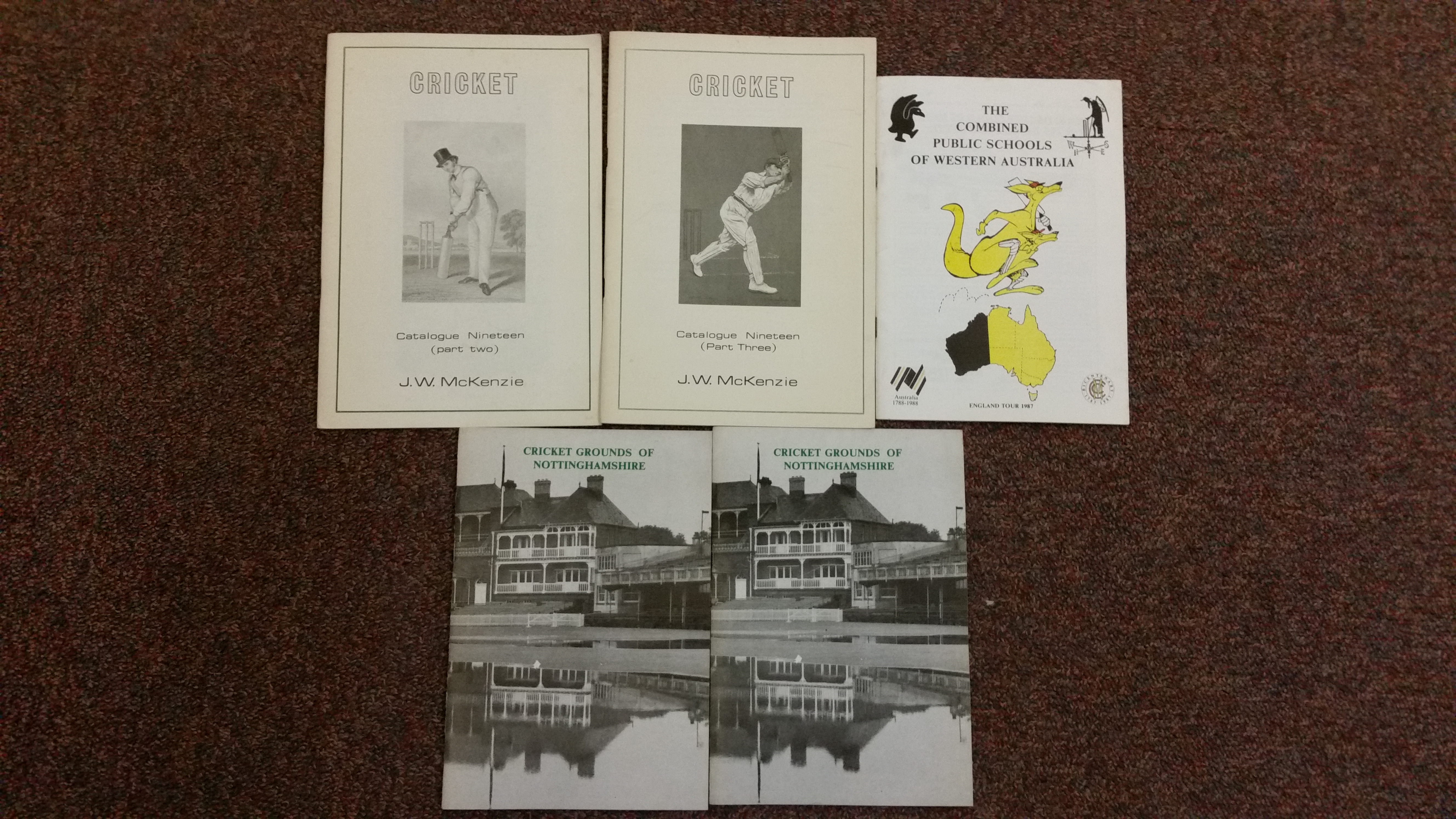 CRICKET, books & brochure selection, inc. NCCC handbook 1947, Cricket Almanack of New Zealand - Image 5 of 5