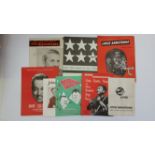 EPHEMERA, selection, inc. theatre & concert programmes, Bill Haley, Louis Armstrong, Stan Kenton (