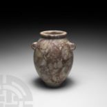 Egyptian Breccia Stone Vase