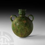 Byzantine Sgraffito Pilgrim's Flask