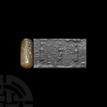 Western Asiatic Polished Agate Cylinder Seal