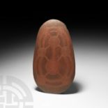 Aboriginal Bifacial Totem Stone