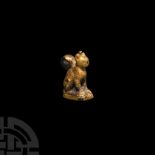 Egyptian Gold Bastet Amulet