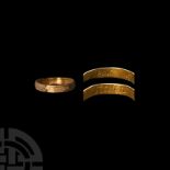 Gold 'Seale up Secretts' Posy Ring