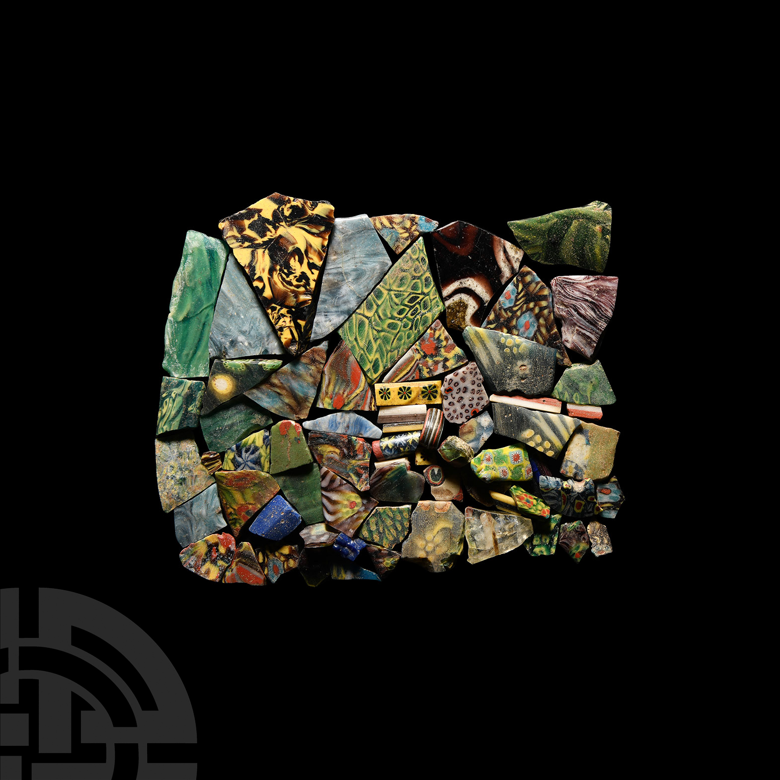 Egyptian and Other Mosaic Glass Fragment Collection
