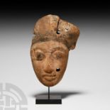 Egyptian Wooden Mummy Mask