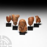 Romano-Egyptian Terracotta Head Collection