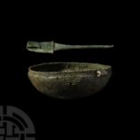 Late Bronze Age Bowl and Ritually Broken Dagger