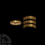 Gold 'A True Friends Gift' Posy Ring