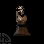 Medieval Swabia Gothic Bust of Christ