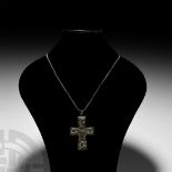 Byzantine Cross Pendant Necklace