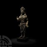 Chinese Standing Crowned Bodhisattva