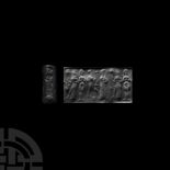 Old Babylonian Cylinder Seal with Presentation Scene