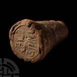 Egyptian Funerary Cone for the Army Scribe of the Lord of the Two Lands Meni