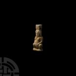 Phoenicio-Egyptian Amulet of a Squatting Female