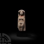 Egyptian Limestone Figure of Isis-Aphrodite