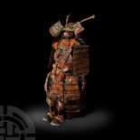 Japanese Samurai Miniature Model of O-YOROI Armour