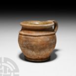 Medieval English 'Shoreditch' Border Ware Chamber Pot