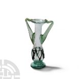 Roman Pale Green Glass Unguentarium