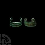 Bronze Age Coiled Bracelet Pair