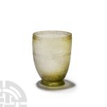 Roman Pale Green Glass Beaker