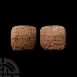 Old Babylonian Administrative Tablet with seal Impressions