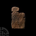 Large Old Babylonian 'Tree List' Lexical Cuneiform Tablet