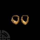 Parthian Gold Earring Pair